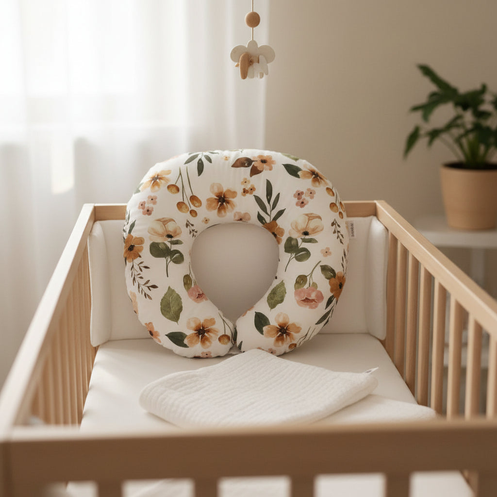 Coussin allaitement berceau chambre