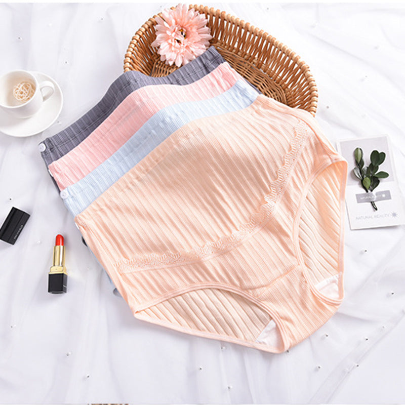 Culotte grossesse coton beige
