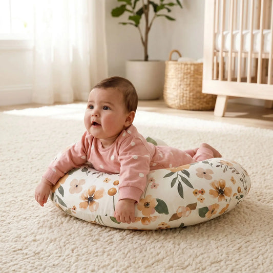 bebe allonge ventre coussin allaitement berceau