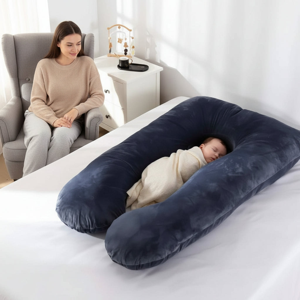 bebe dort coussin allaitement grossesse