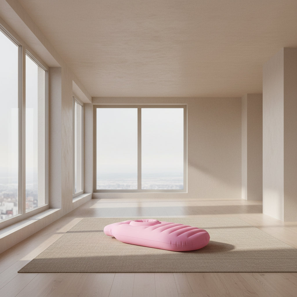 coussin de grossesse goflable rose