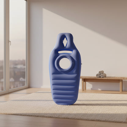 coussin de grossesse gonflable bleu