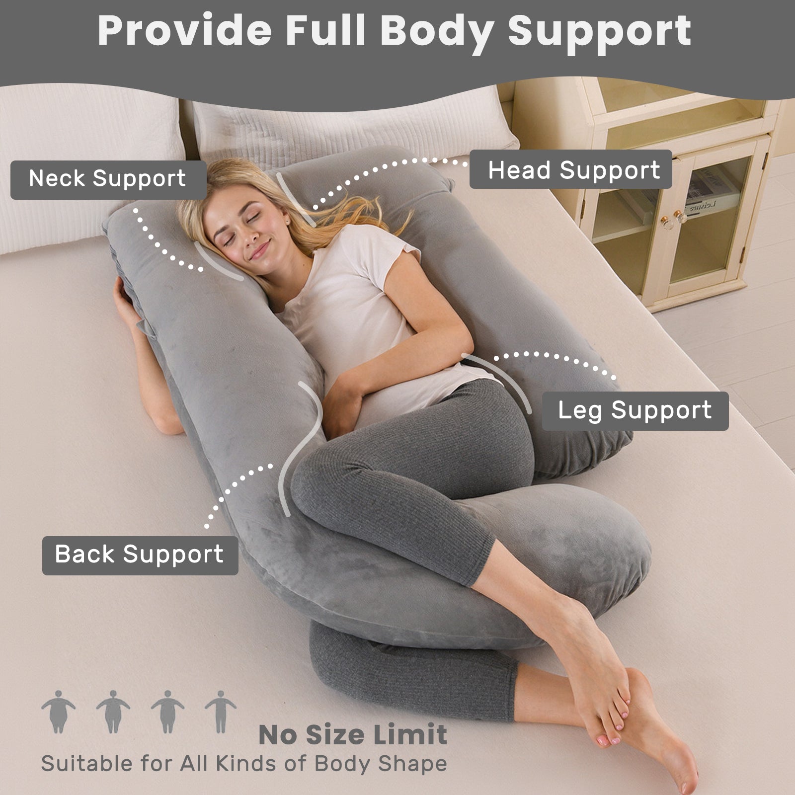 coussin de grossesse pour dormirsupport