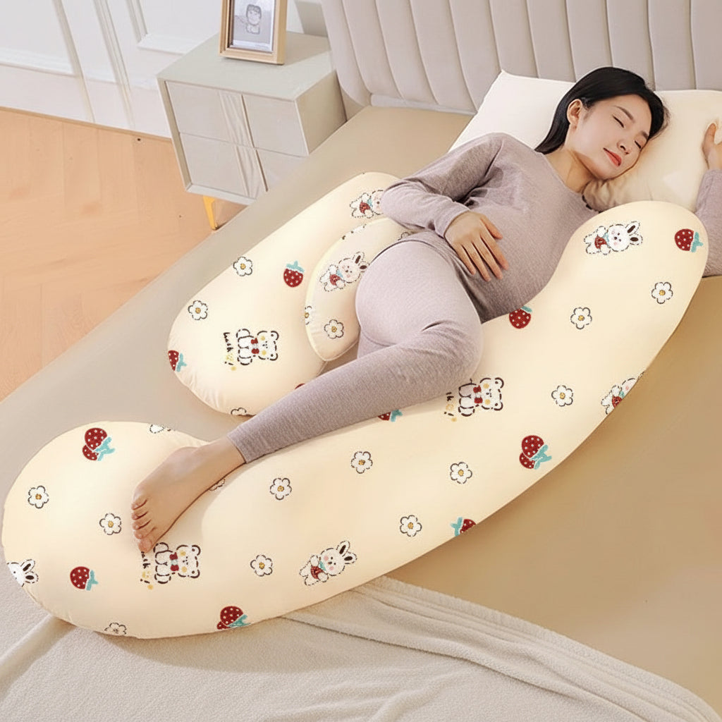 femme-coussin-de-grossesse-pour-dormir-blanc-casse