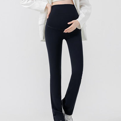 femme debut legging grossesse evase chemise blanche