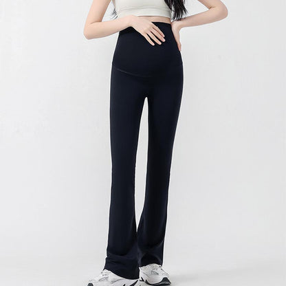 femme enceinte legging grossesse evase noir