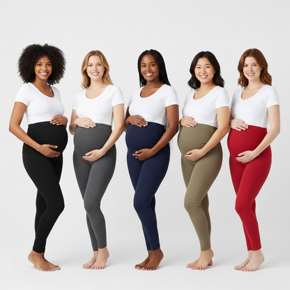 femmes enceinte leggings de grossesse differentes couleures