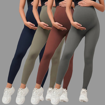 femmes enceinte mains ventre legging sport grossesse