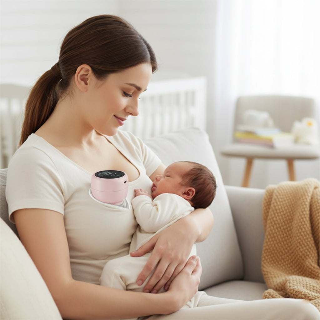 jeune maman bebe salon tire lait portable 