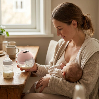 jeune maman tire electrique cuisine
