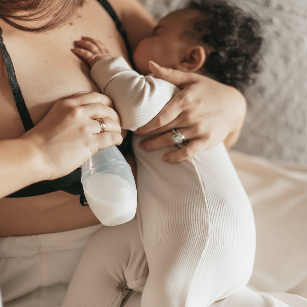jeune maman tire-lait manuel