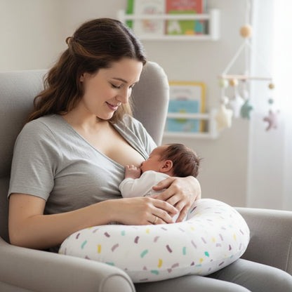 maman allaite bebe coussin d'allaitement 