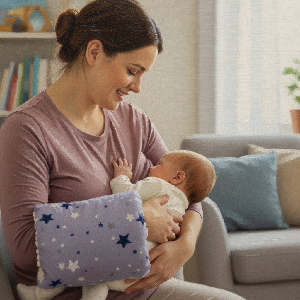 maman allaite bebe coussin d'allaitement 
