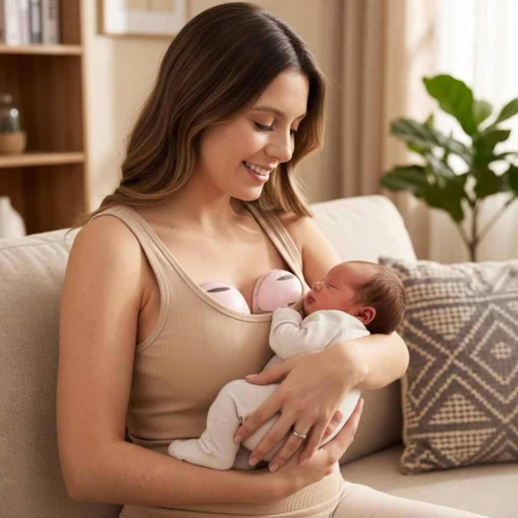 maman bebe tire lait electrique canape