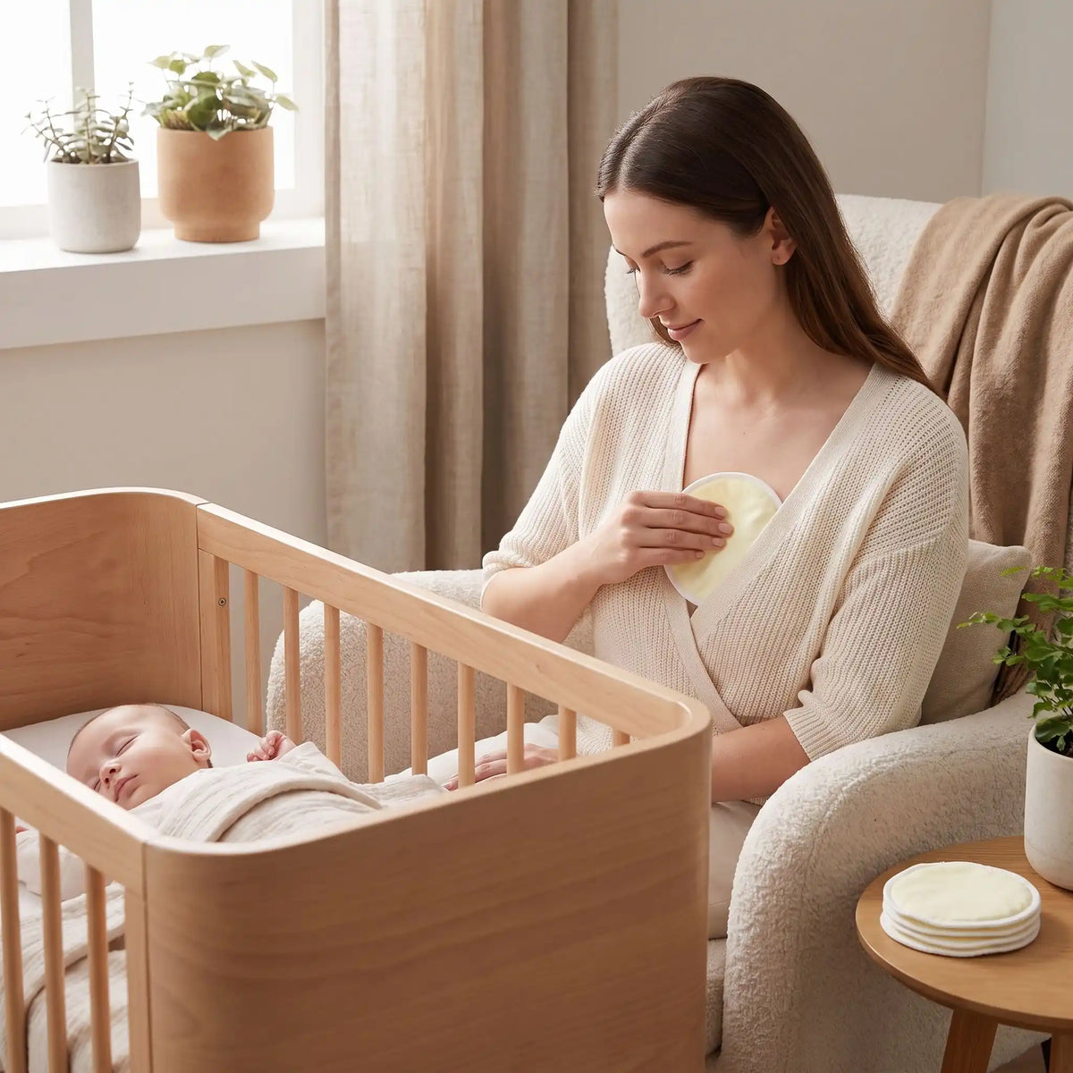 maman bebe berceau coussinet d allaitement lavable