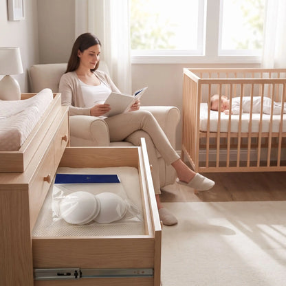 maman bebe chambre coussinets d'allaitement lavable