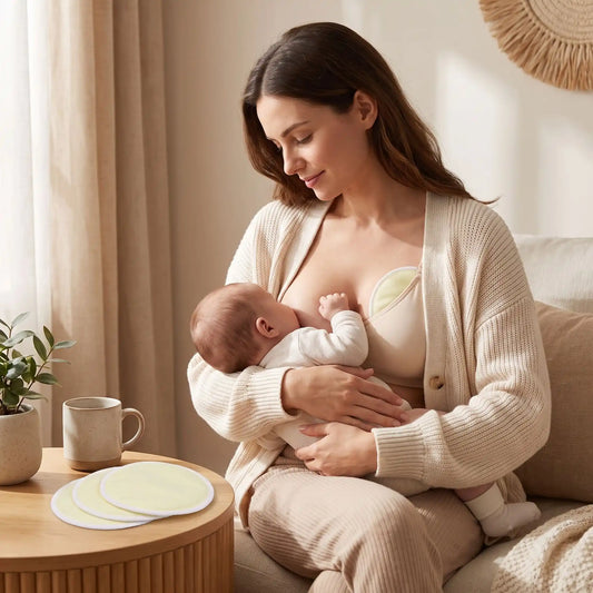 maman bebe coussinet d allaitement lavable jaune