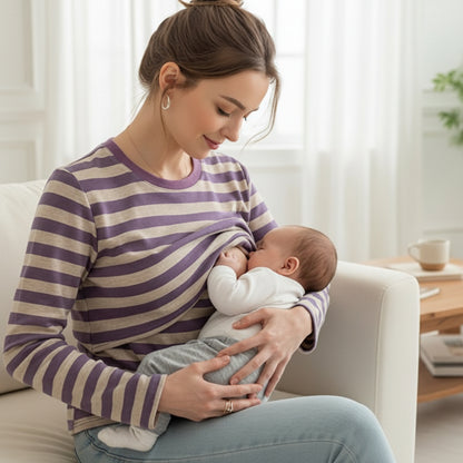 maman bebe t shirt allaitement-canape