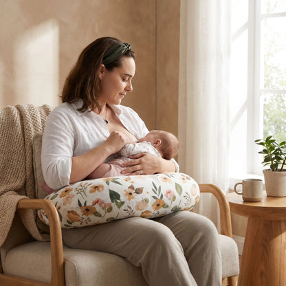 maman bebe tete coussin allaitement chambre