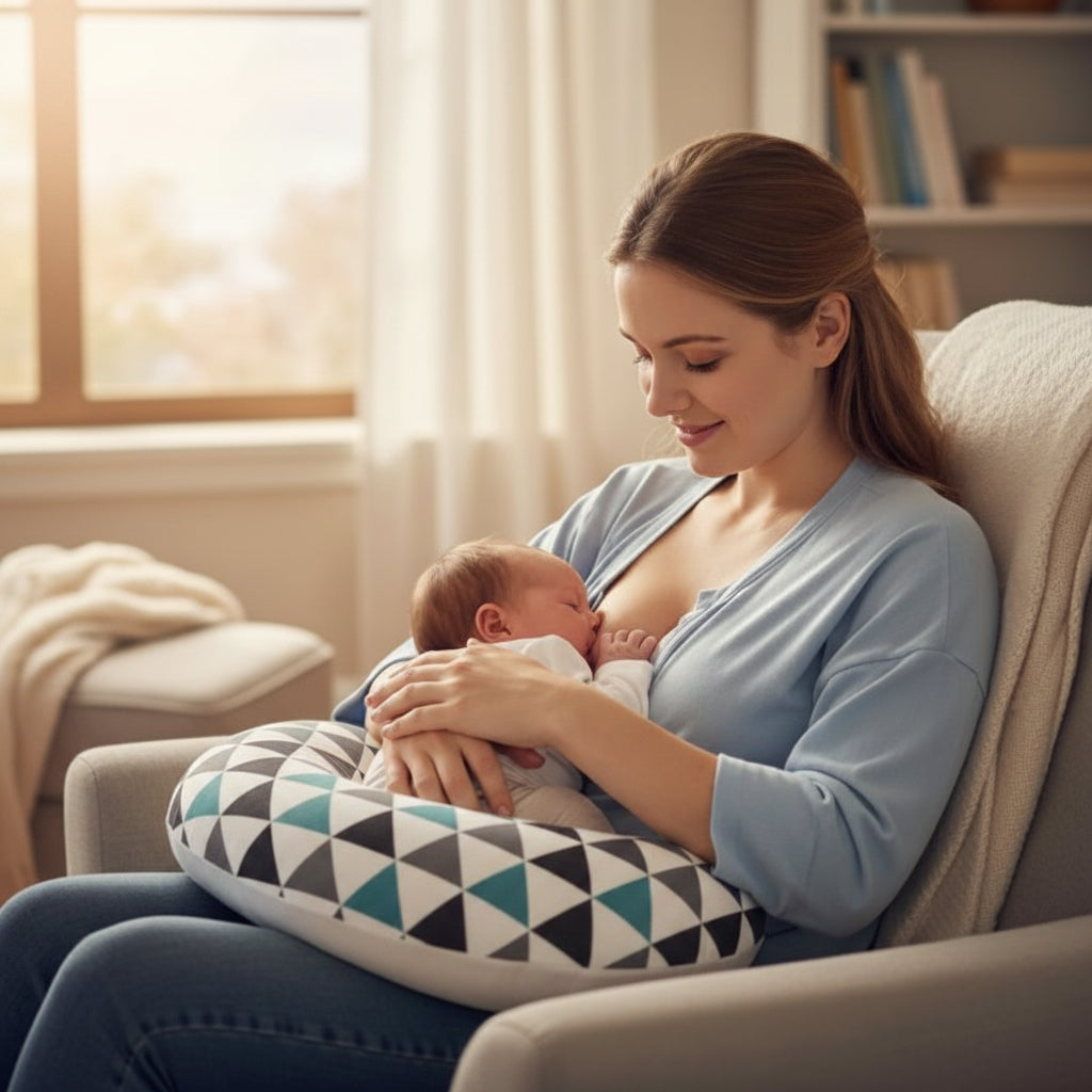 maman bebe tete coussin d'allaitement 