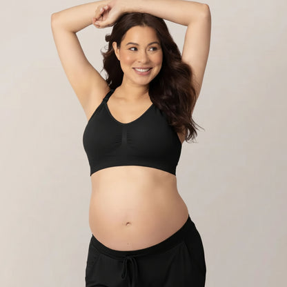 maman grossesse soutien gorge allaitement noir