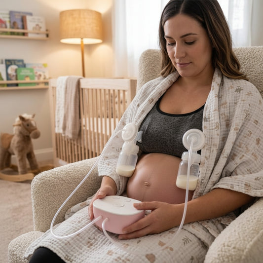 maman jeune tire-lait electrique rose