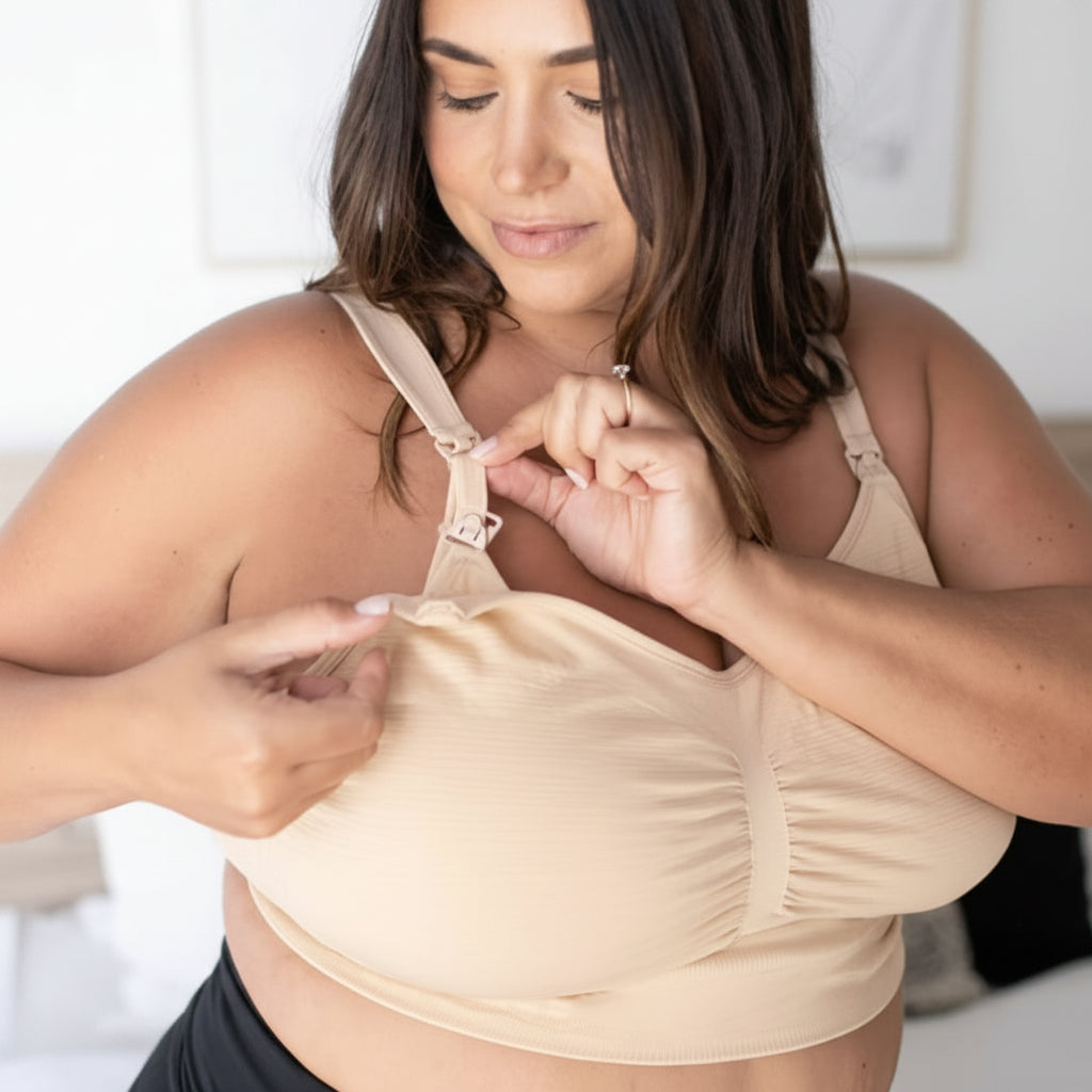 maman soutien gorge allaitement beige grand