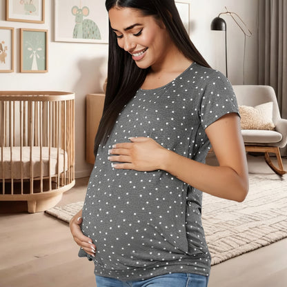 maman T shirt d'allaitement noir