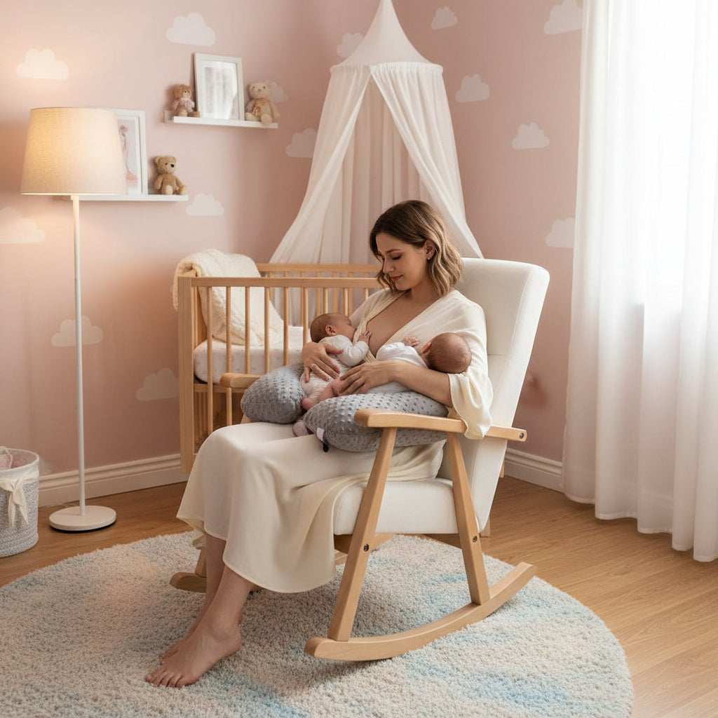 maman allaite bebe chambre bebe coussin allaitement