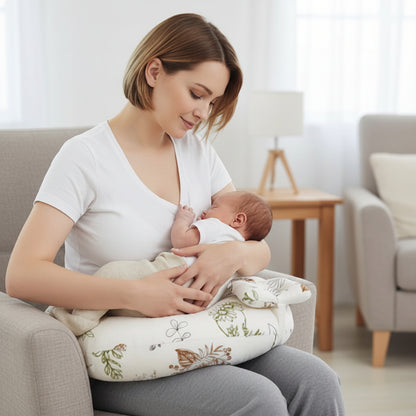 mere assise allaite bebe coussin d'allaitement 