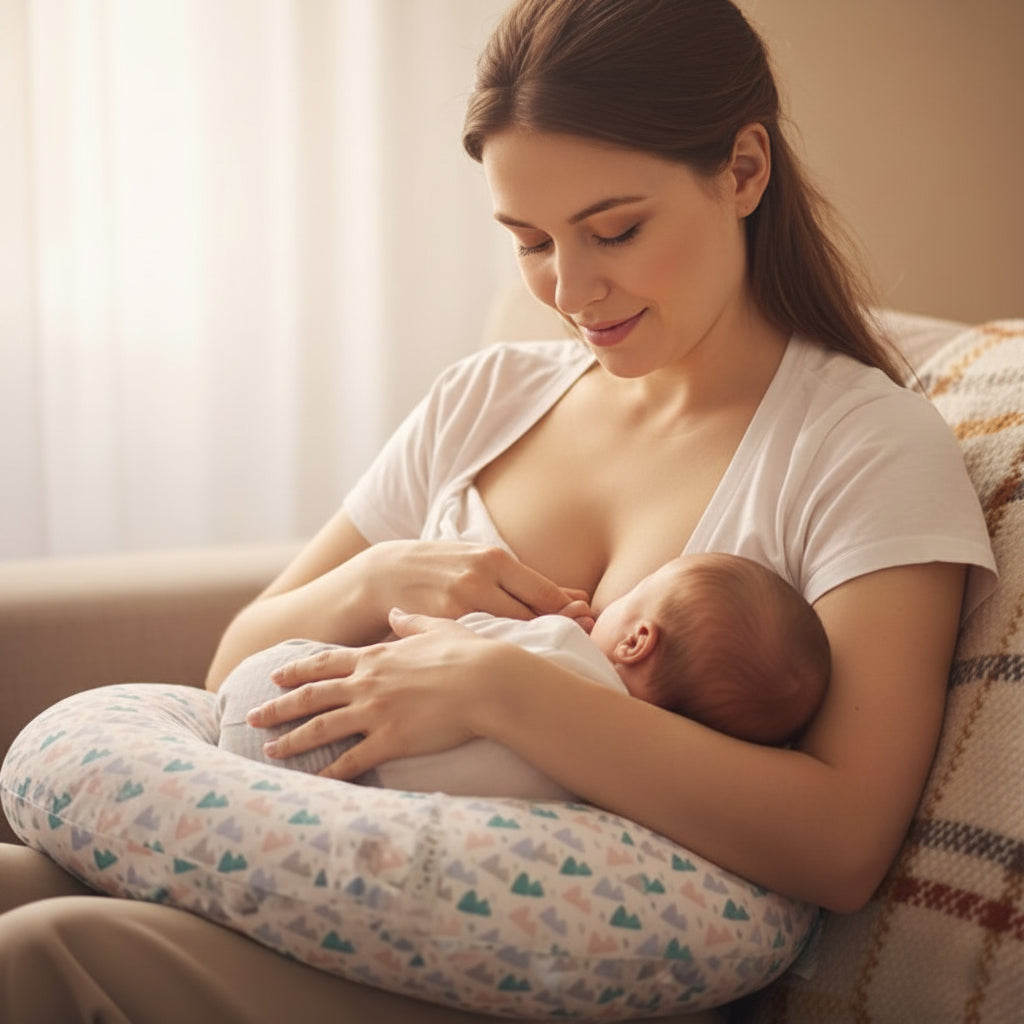 mere bebe tete coussin d'allaitement 