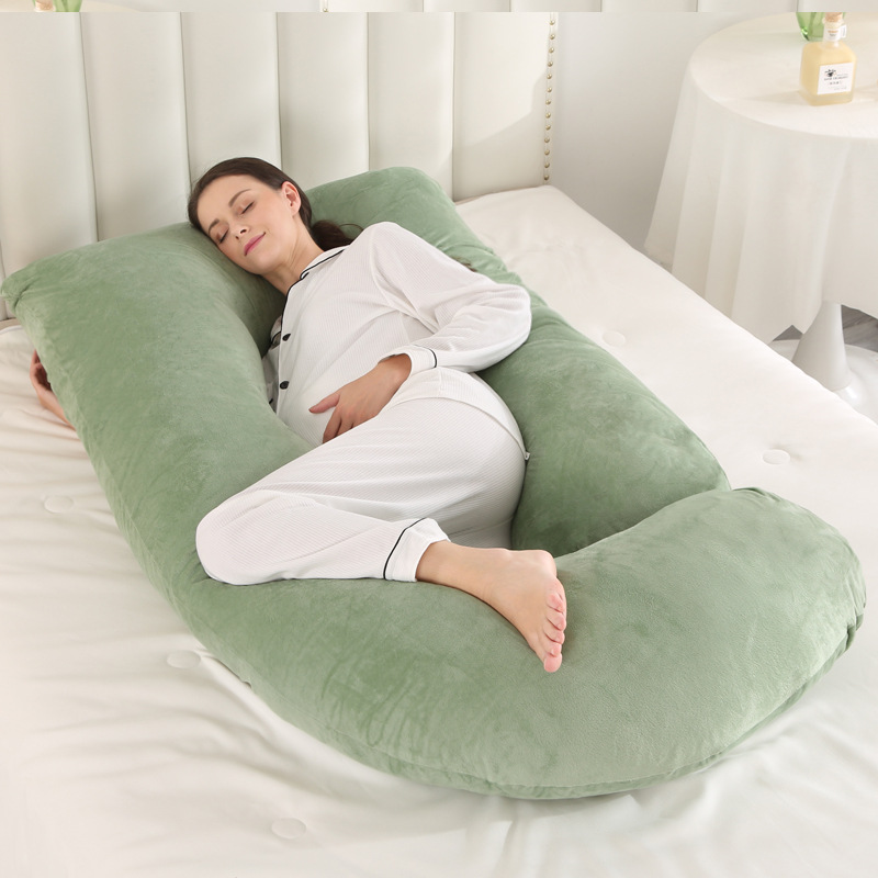 mere someil profond enceinte coussin de grossesse vert