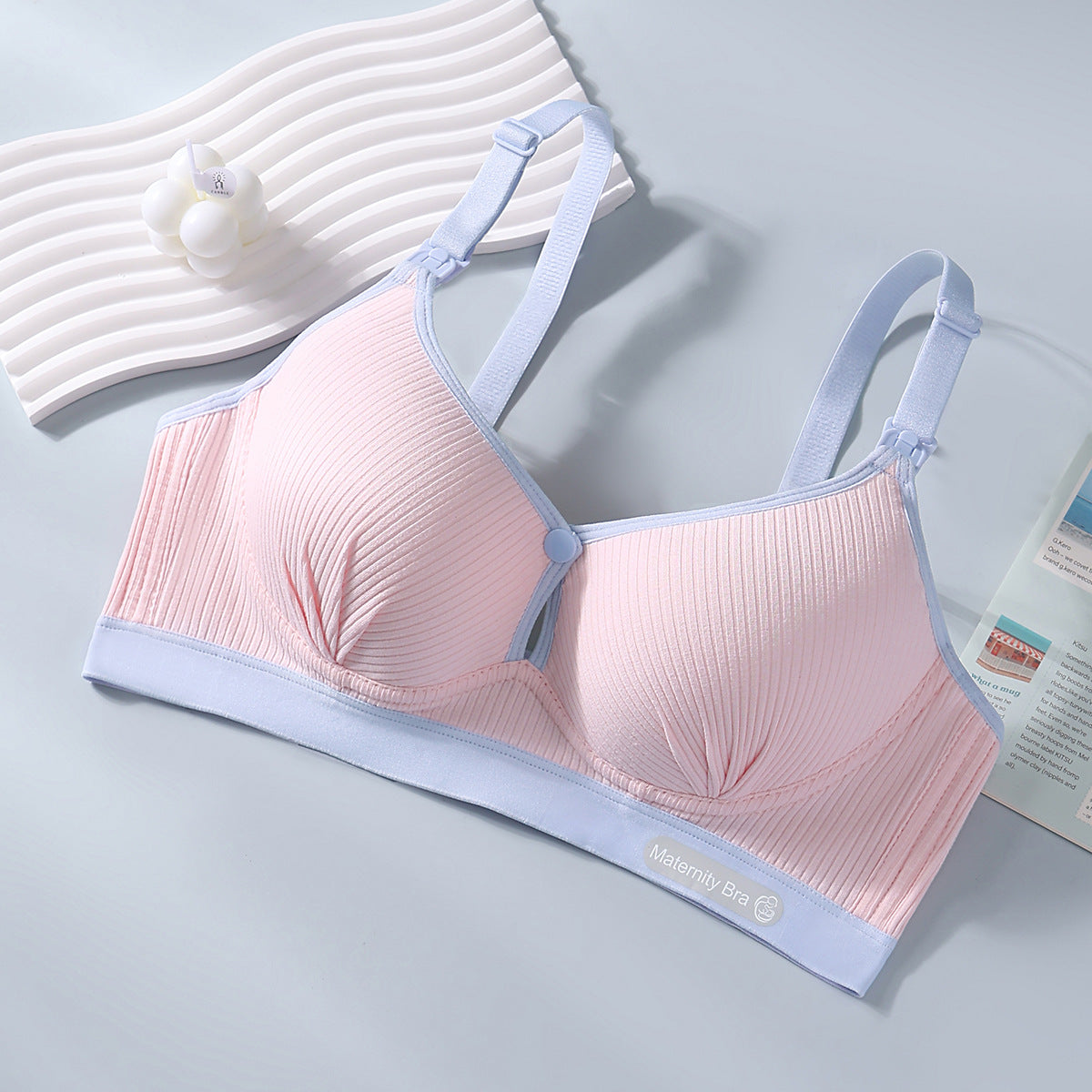 soutien gorge allaitement rose rose