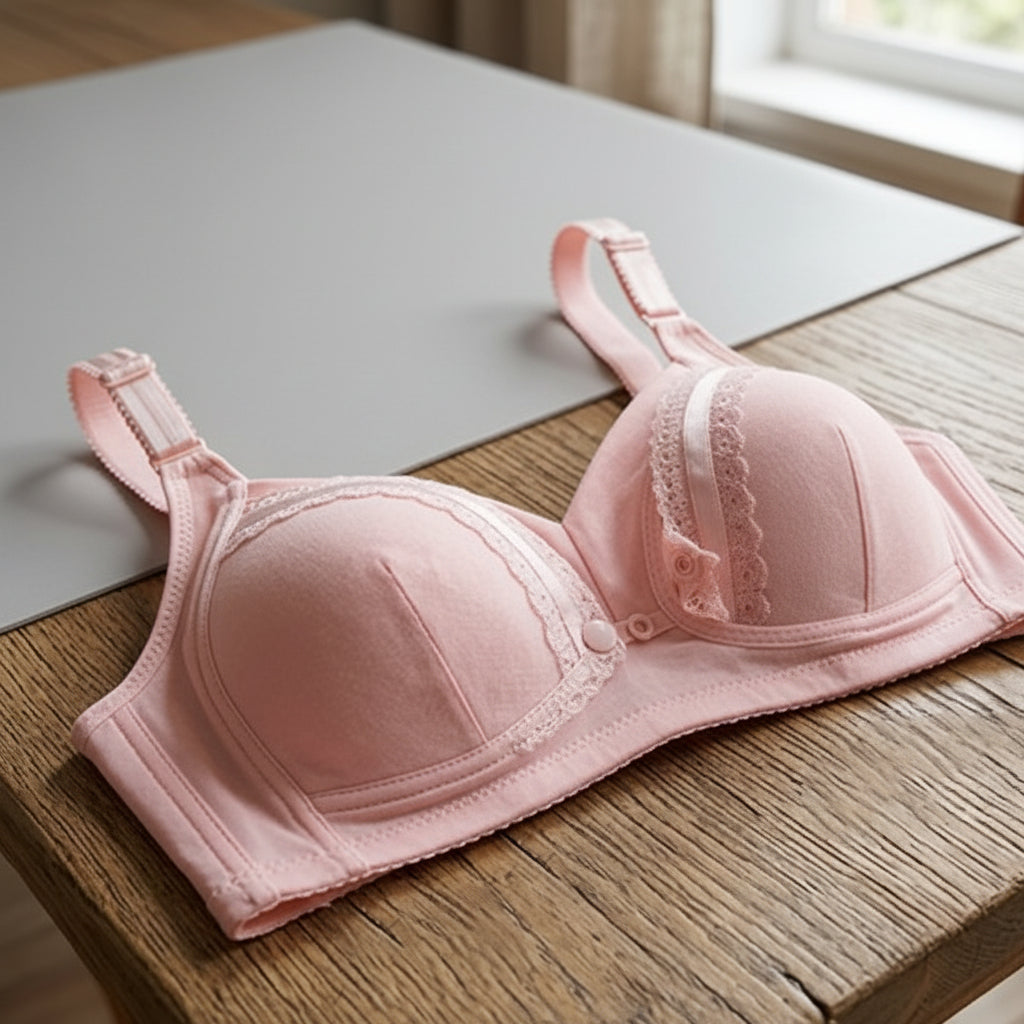 Soutien gorge allaitement rose