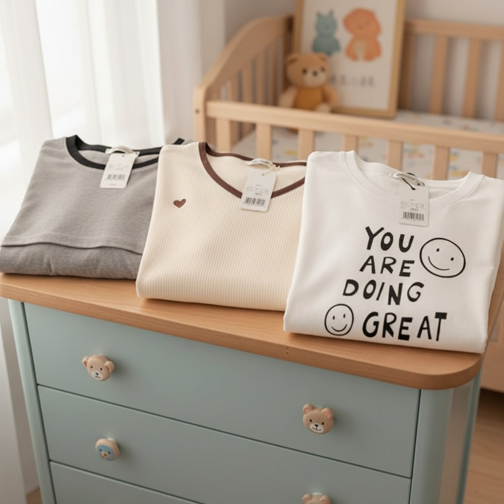 T shirt allaitement berceau
