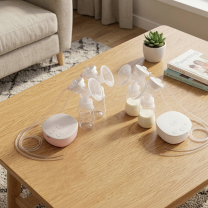 Tire-lait electrique rose blanc
